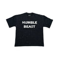 Oversized Black Humble Beast Shirt Fully Rhinestones
